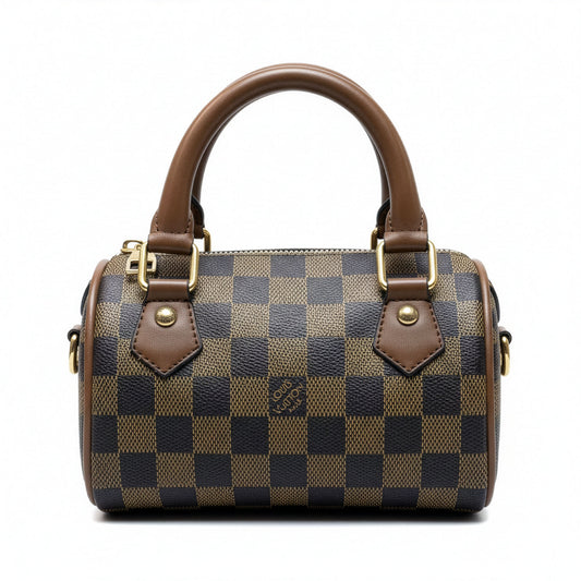 Sac Capri Damier — vue face avant — Beauty Store Maroc