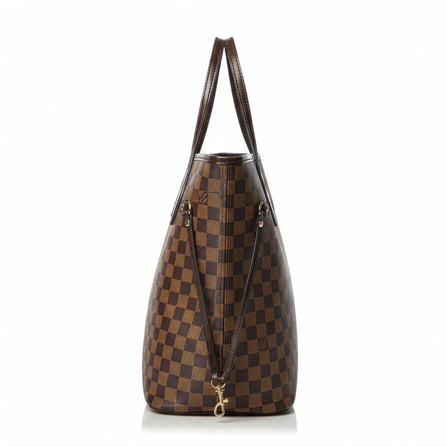 Sac Firenze Damier — vue de profil, silhouette tote — Beauty Store Maroc