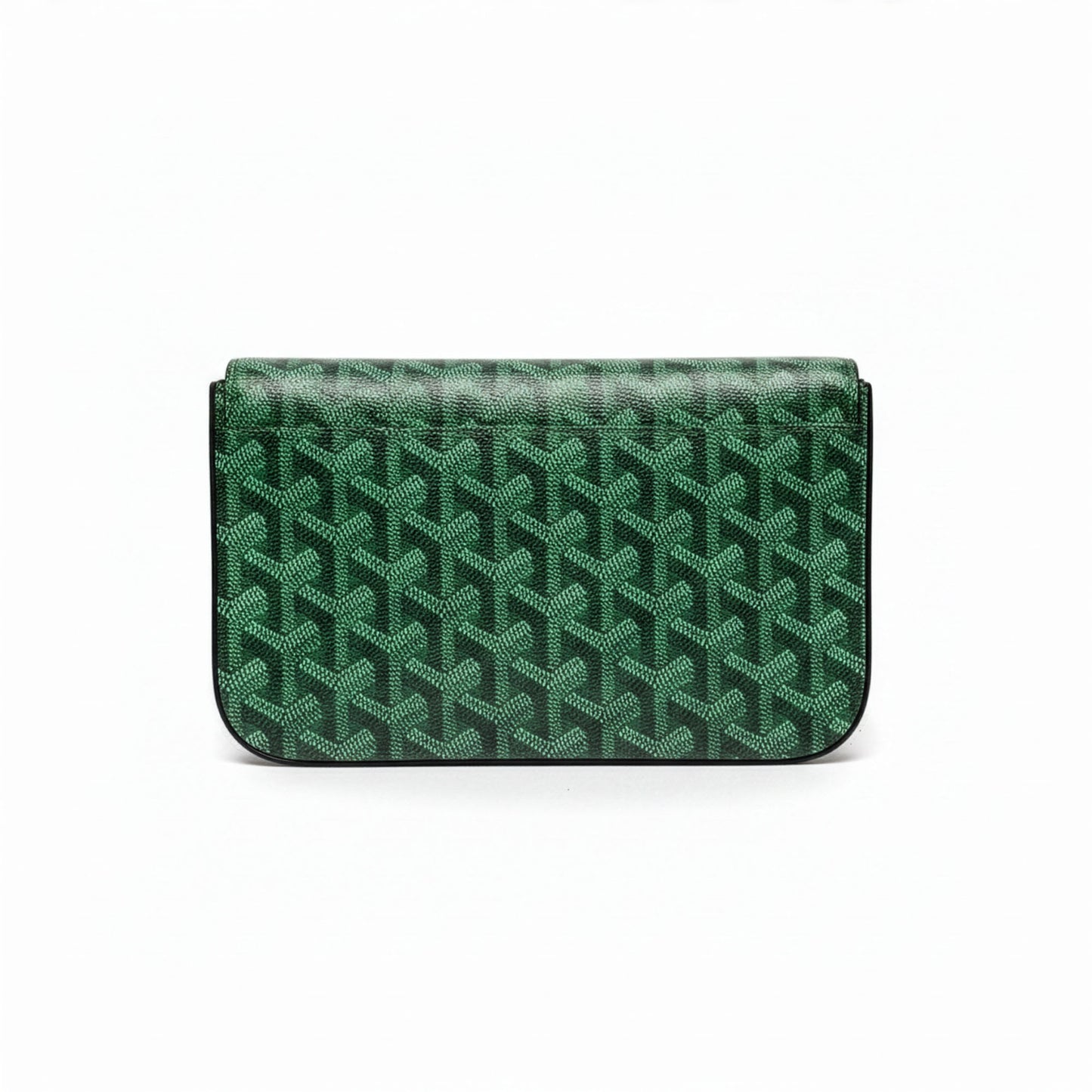 Sac Élara Olive - trois quarts droite, fermeture bouton doré sur toile verte | Beauty Store Maroc