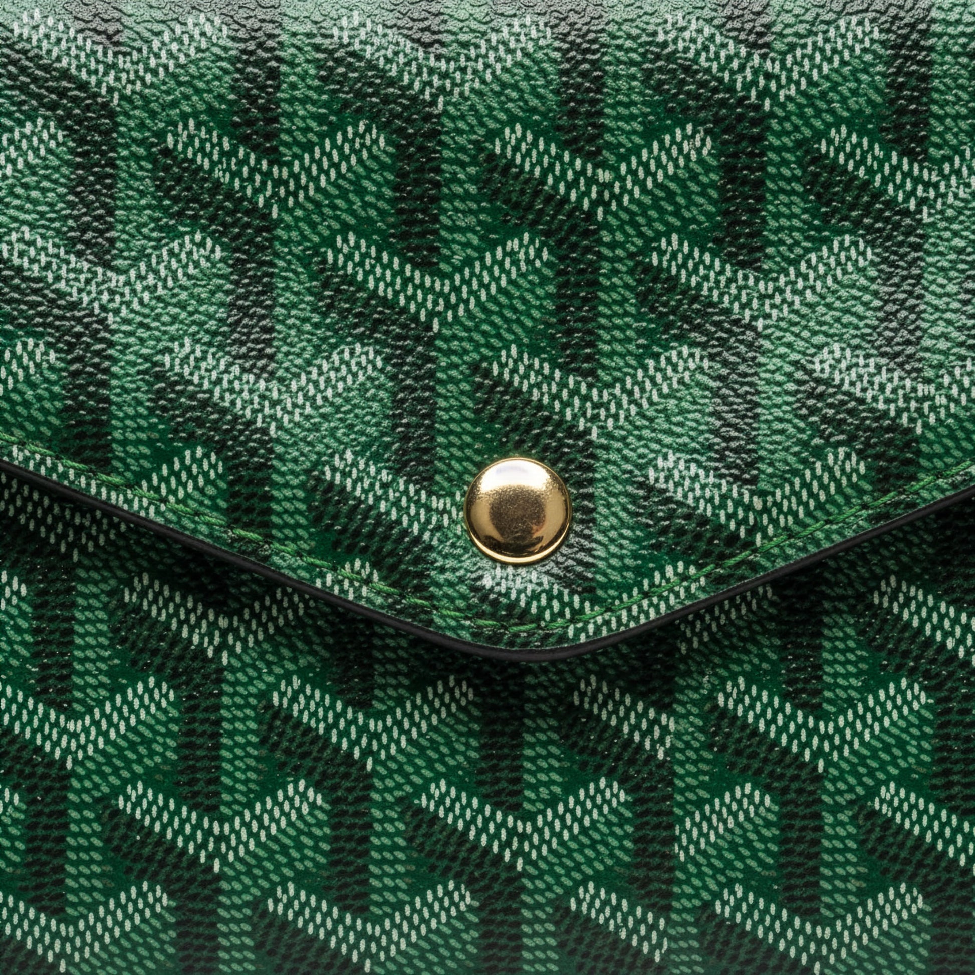 Sac Élara Olive - vue latérale épaisseur 4cm, bordures cuir noir | Beauty Store Maroc