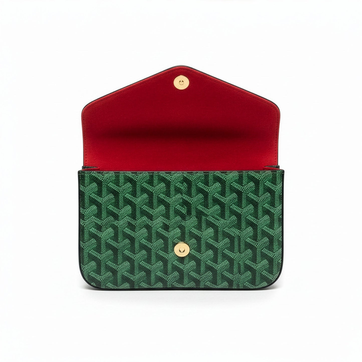 Sac Élara Olive - vue latérale profil, surpiqûres contrastées | Beauty Store Maroc
