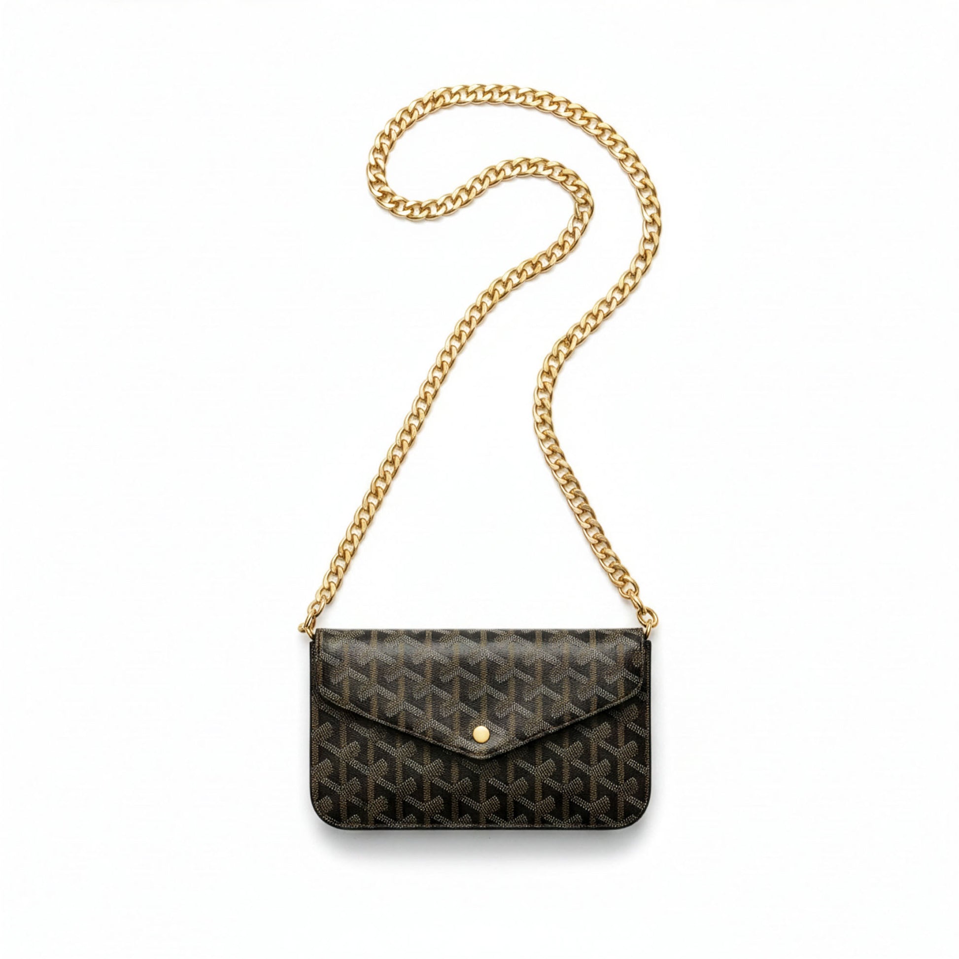 Sac Élara Onyx - pochette wallet on chain noir livraison Maroc 229 DHS | Beauty Store Maroc