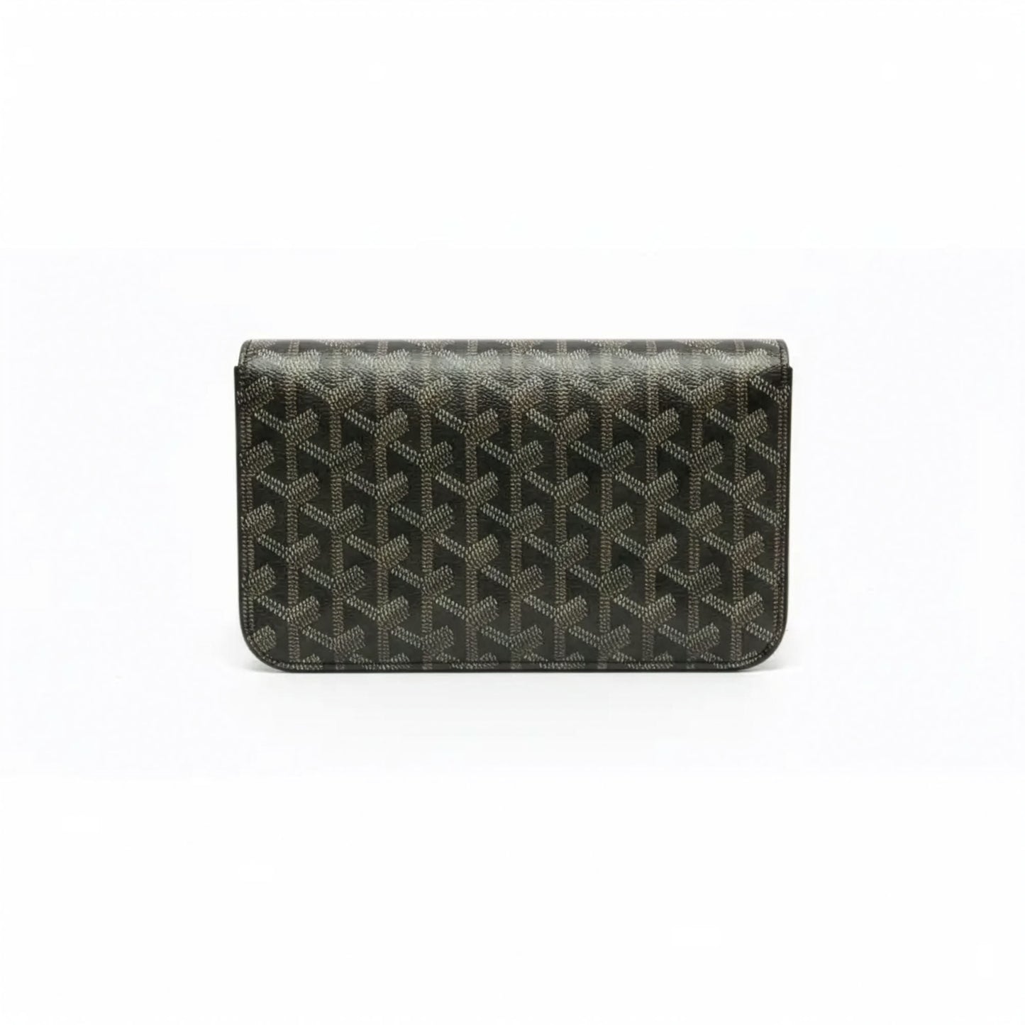 Sac Élara Onyx - trois quarts gauche, toile monogramme noir bicolore | Beauty Store Maroc