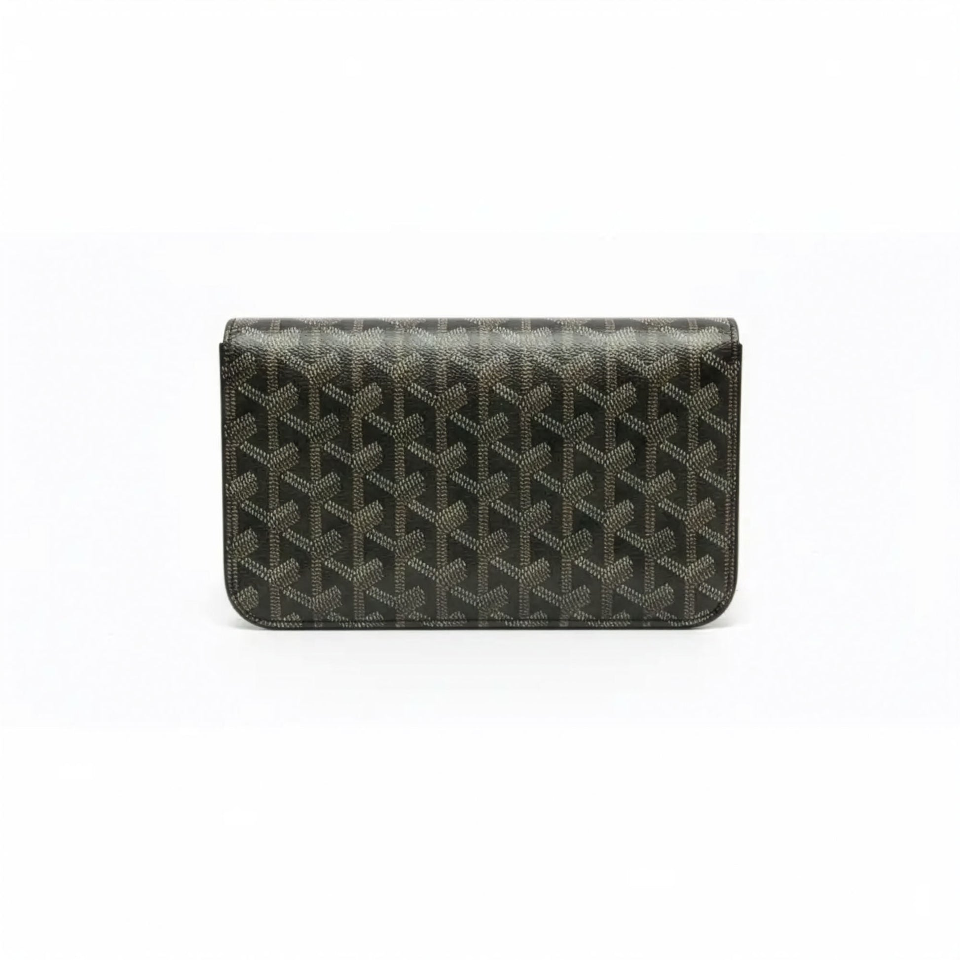 Sac Élara Onyx - trois quarts gauche, toile monogramme noir bicolore | Beauty Store Maroc