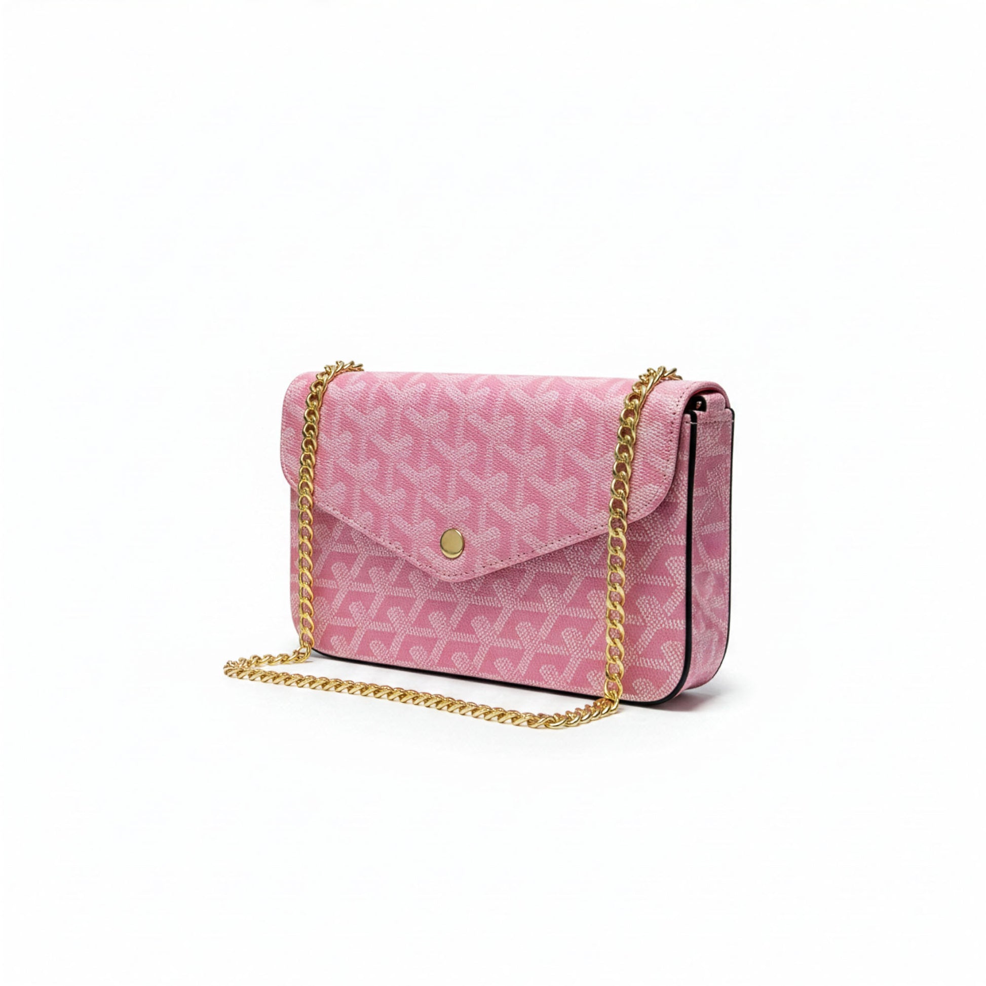 Sac Élara Rose Pétale - pochette wallet on chain livraison Maroc 229 DHS | Beauty Store Maroc