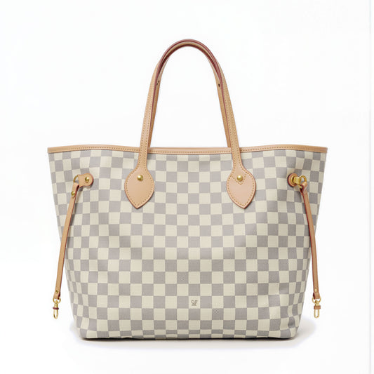 Sac Firenze Damier Ivoire — vue trois-quarts gauche — Beauty Store Maroc