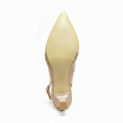 Escarpin Venezia Nude - Photo lifestyle thème nuit élégante velours | Beauty Store Maroc