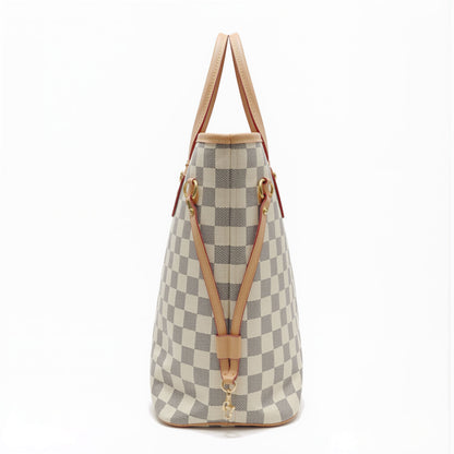 Sac Firenze Damier Ivoire — vue trois-quarts droite — Beauty Store Maroc