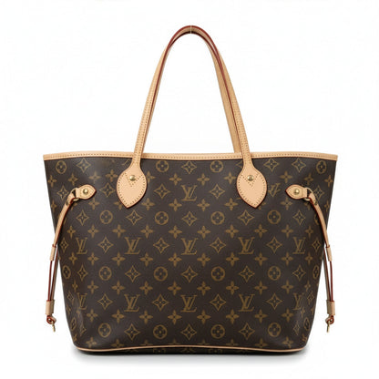 Sac Firenze Monogramme Marron Impérial — vue face avant, toile monogramme et cuir naturel — Beauty Store Maroc