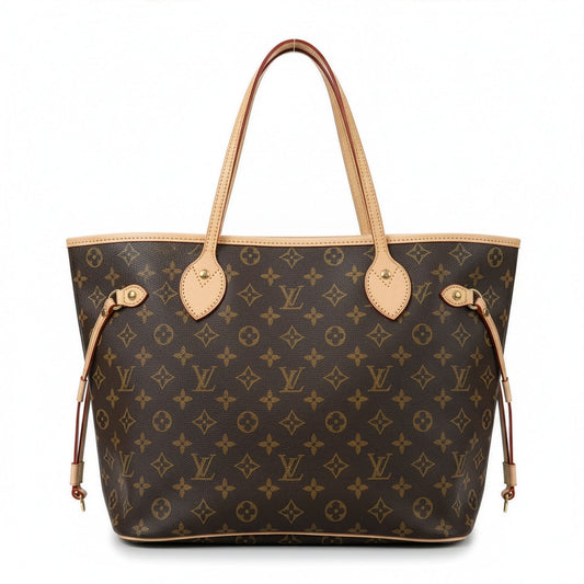 Sac Firenze Monogramme Marron Impérial — vue face avant, toile monogramme et cuir naturel — Beauty Store Maroc