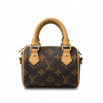 Sac Capri Monogramme Camel — vue face avant, toile monogramme et cuir camel — Beauty Store Maroc