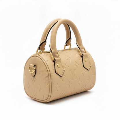 Sac Capri Nude — vue trois-quarts — Beauty Store Maroc