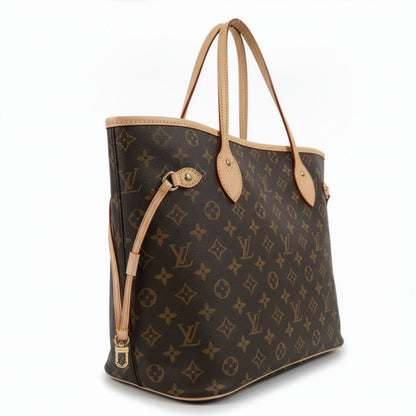 Sac Firenze Monogramme Marron Impérial — vue de profil, silhouette conique — Beauty Store Maroc