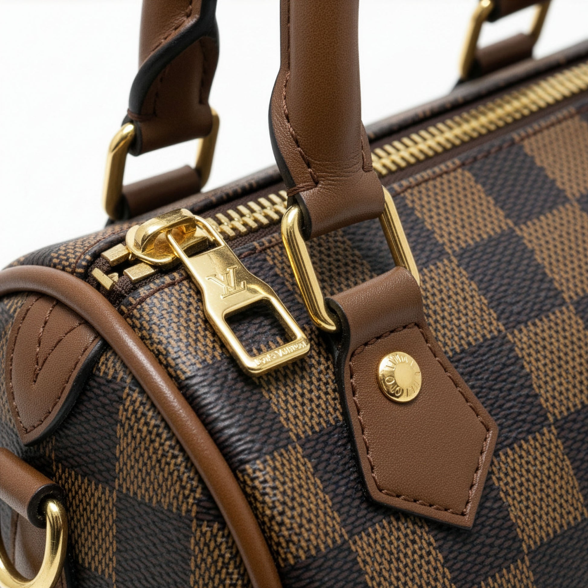 Sac Capri Damier — profil rond — Beauty Store Maroc